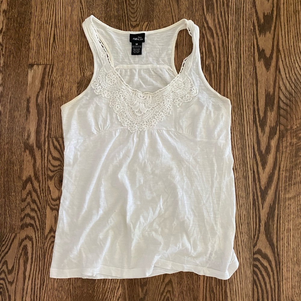 Rue 21 embroidered tank top